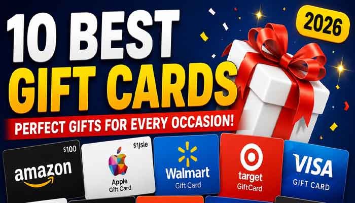 10 Best Gift Cards