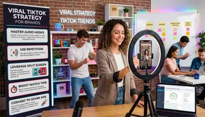 tiktok split screen trend for businesses comparing manual work versus software