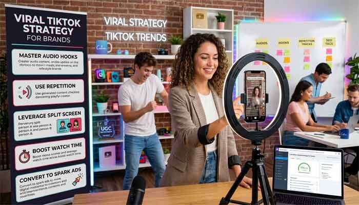 tiktok split screen trend for businesses comparing manual work versus software