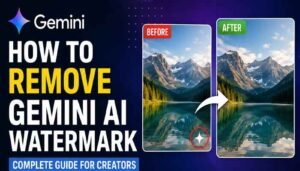how to remove Gemini AI watermark
