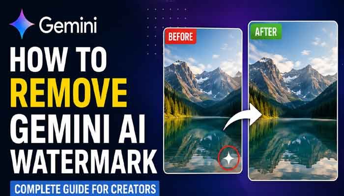 how to remove Gemini AI watermark