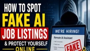 how to spot fake AI job listings
