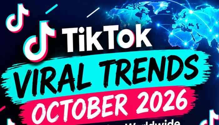 TikTok Viral Trends October 2026 showing worldwide trending sounds, hashtags, challenges and viral videos
